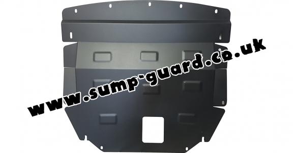 Steel sump guard for Nissan Micra