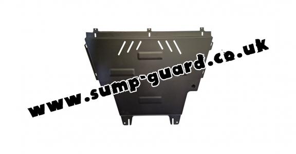 Steel sump guard for Renault Trafic