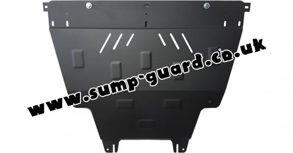 Steel sump guard for Vauxhall Vivaro