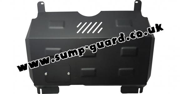 Steel sump guard for Subaru Justy