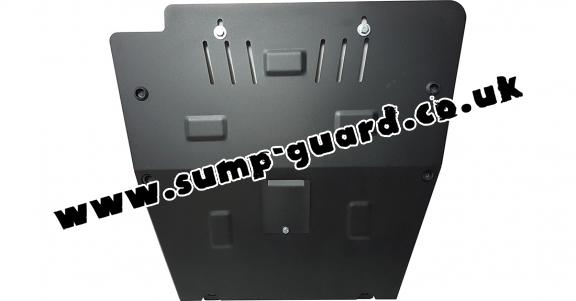Steel sump guard for Vauxhall Vectra B