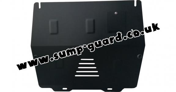 Steel sump guard for Vauxhall Meriva