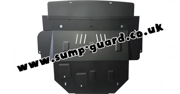 Steel sump guard for Peugeot 307