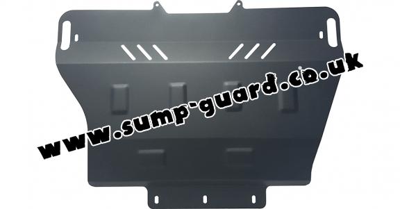 Steel sump guard for Peugeot 607