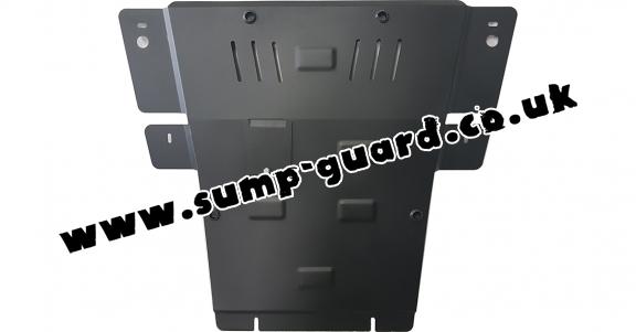 Steel sump guard for Renault Scenic