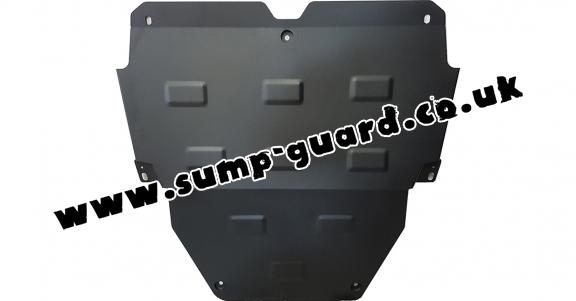 Steel sump guard for Mercedes EQT