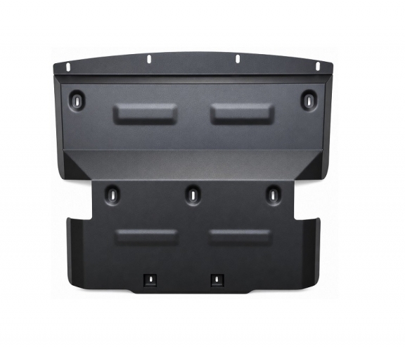 Steel sump guard for KGM Musso 