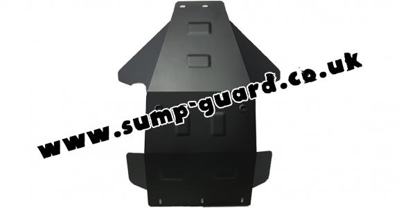 Steel sump guard for Lada Niva