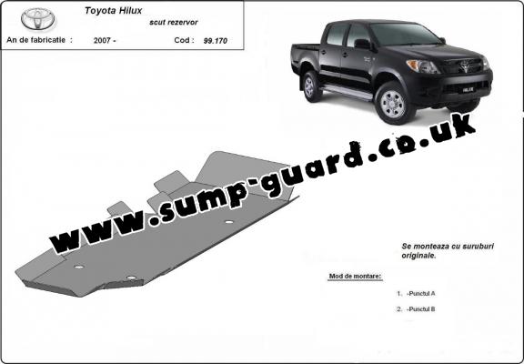 Steel fuel tank guard  for Toyota Hilux