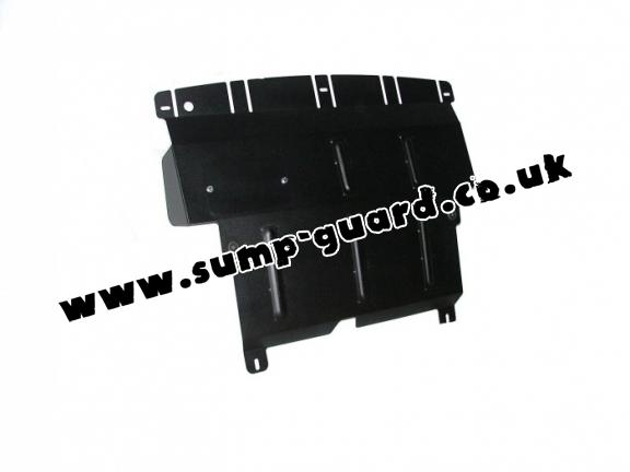 Steel sump guard for Peugeot 107