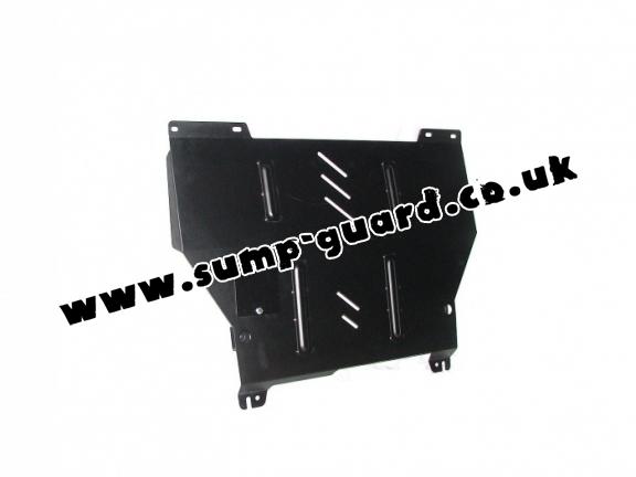 Steel sump guard for Peugeot Bipper