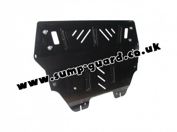 Steel sump guard for Peugeot 308