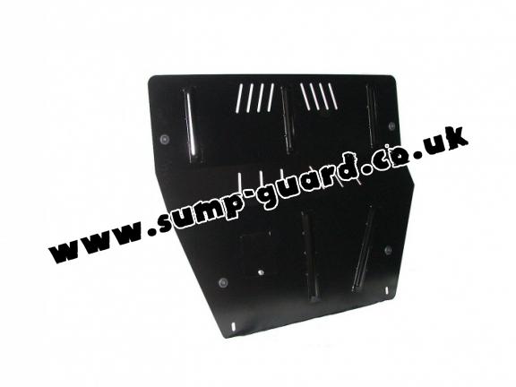 Steel sump guard for Peugeot 407