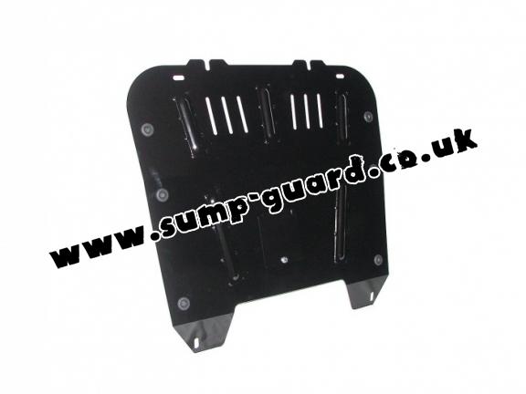 Steel sump guard for the protection of the engine and the gearbox for Saab 9-3