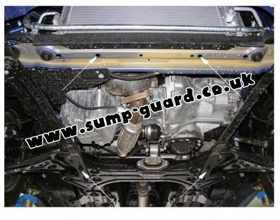 Steel sump guard for Chevrolet Aveo