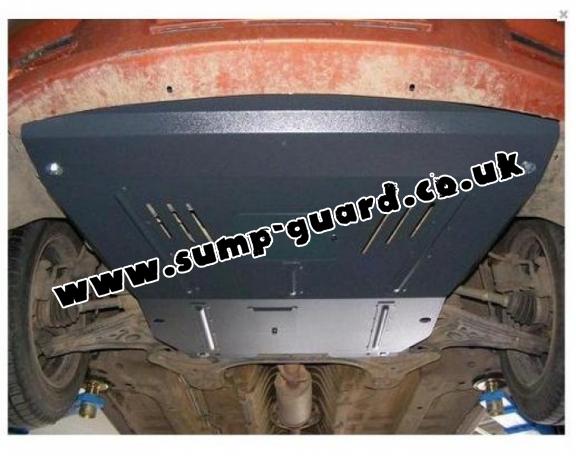 Steel sump guard for Chevrolet Kalos