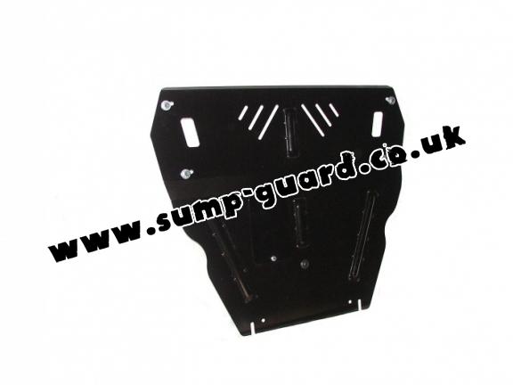 Steel sump guard for Citroen C4