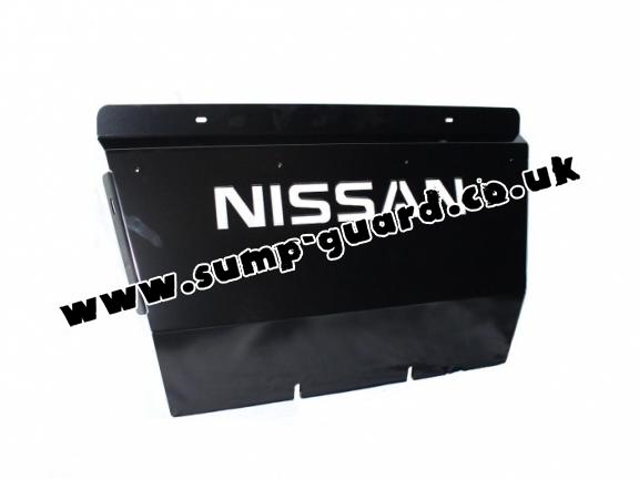 Steel radiator guard for Nissan Navara