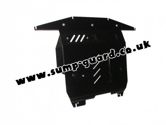 Steel sump guard for Fiat Panda