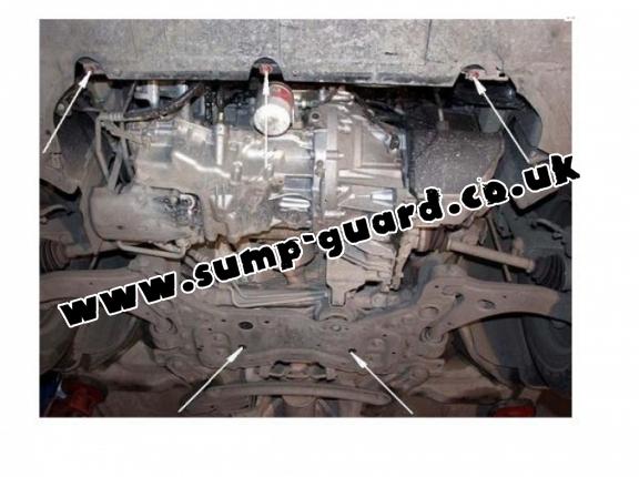 Steel sump guard for Fiat Stilo