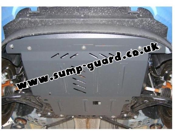 Steel sump guard for Ford Fiesta