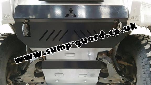 Steel gearbox guard for Mitsubishi Shogun 3 (V60, V70)