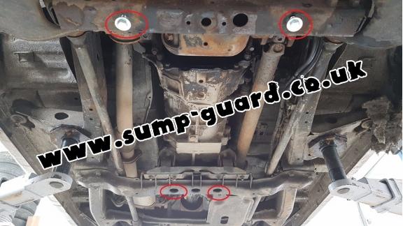 Steel gearbox guard for Mitsubishi Shogun 4 (V80, V90)