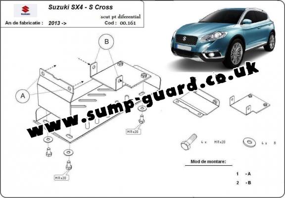 Steel diferential guard for Suzuki S-Cross - 4WD