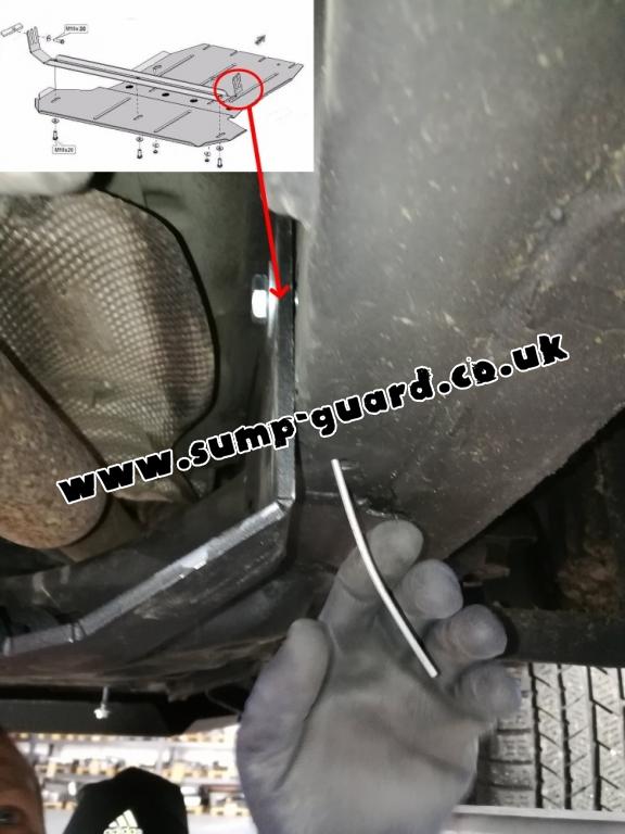 Steel gearbox and differential guard for Volkswagen Amarok