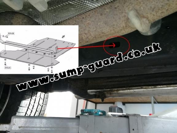 Steel gearbox and differential guard for Volkswagen Amarok