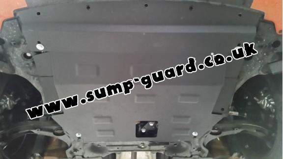 Steel sump guard for Nissan Micra