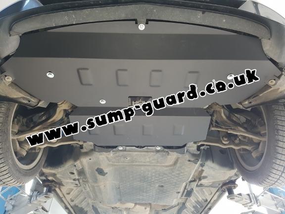 Steel sump guard for Mercedes C-Class W205