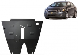 Steel sump guard for Chevrolet Aveo