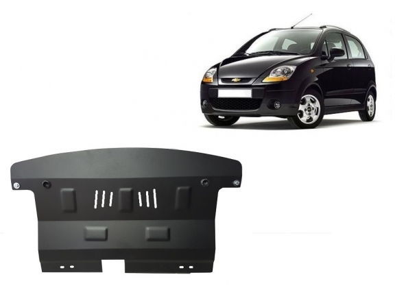 Steel sump guard for Chevrolet Spark