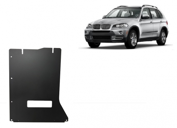 Steel gearbox guard for BMW X5 E70