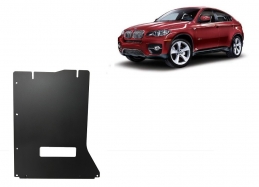 Steel gearbox guard for BMW X6 E71
