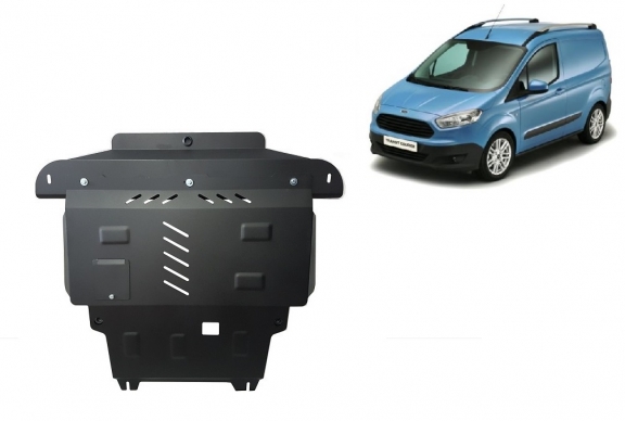 Steel sump guard for Ford Transit Courier