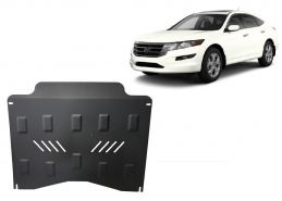 Steel sump guard for the protection of the engine and the gearbox for Honda Accord