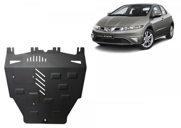 Steel sump guard for Honda Civic (hayon)