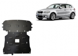 Steel sump guard for BMW Seria 1 E81/E87/E82