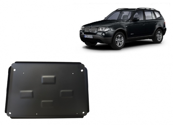 Steel sump guard for BMW X3 E83