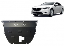 Steel sump guard for Mazda 6