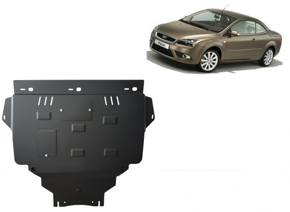 Steel sump guard for Ford Focus 2