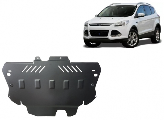 Steel sump guard for Ford Kuga