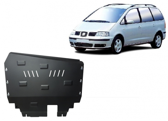 Steel sump guard for Seat Alhambra