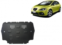 Steel sump guard for the protection of the engine and the gearbox for Seat Leon Mk2