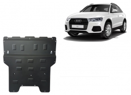 Steel sump guard for Audi Q3
