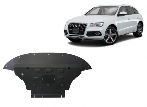 Steel sump guard for Audi Q5