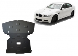 Steel sump guard for BMW Seria 3 E90/91/92