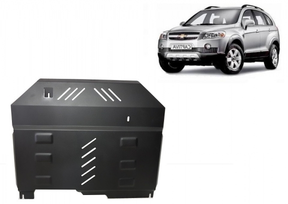Steel sump guard for Chevrolet Captiva